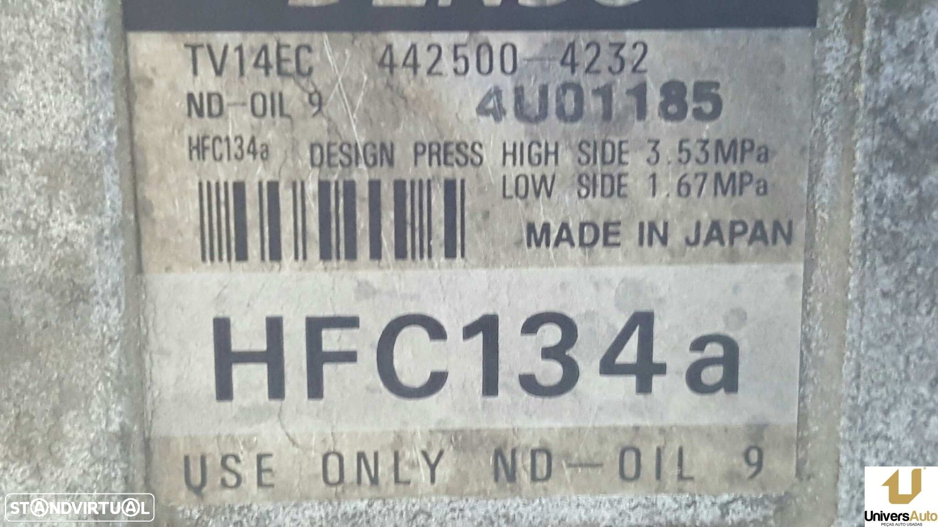 COMPRESSOR DE AR CONDICIONADO FIAT PUNTO BERLINA (176) TD 60 CULT - 5