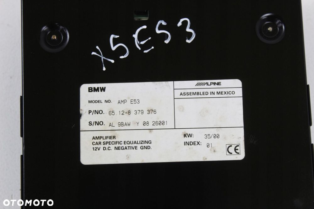 WZMACNIACZ AUDIO BMW X5 E53 8379376 - 3