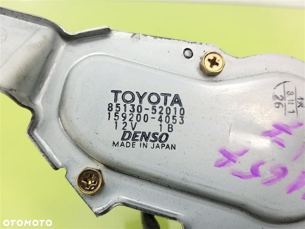 Silniczek wycieraczki tył Toyota Yaris  I 1999-2005 DENSO 85130-52010 - 3