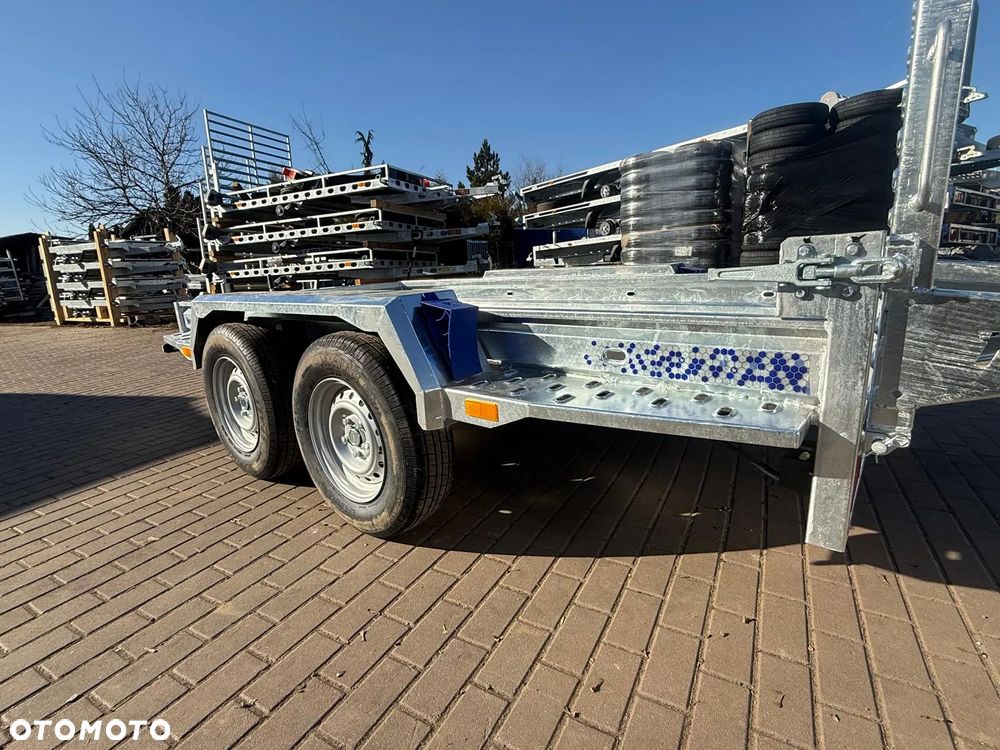 Niewiadów Przyczepa do przewozu sprzętu budowlanego Niewiadów K3027 Najazdy 305x155 cm pod minikoparke walec dostawa pod dom - 7