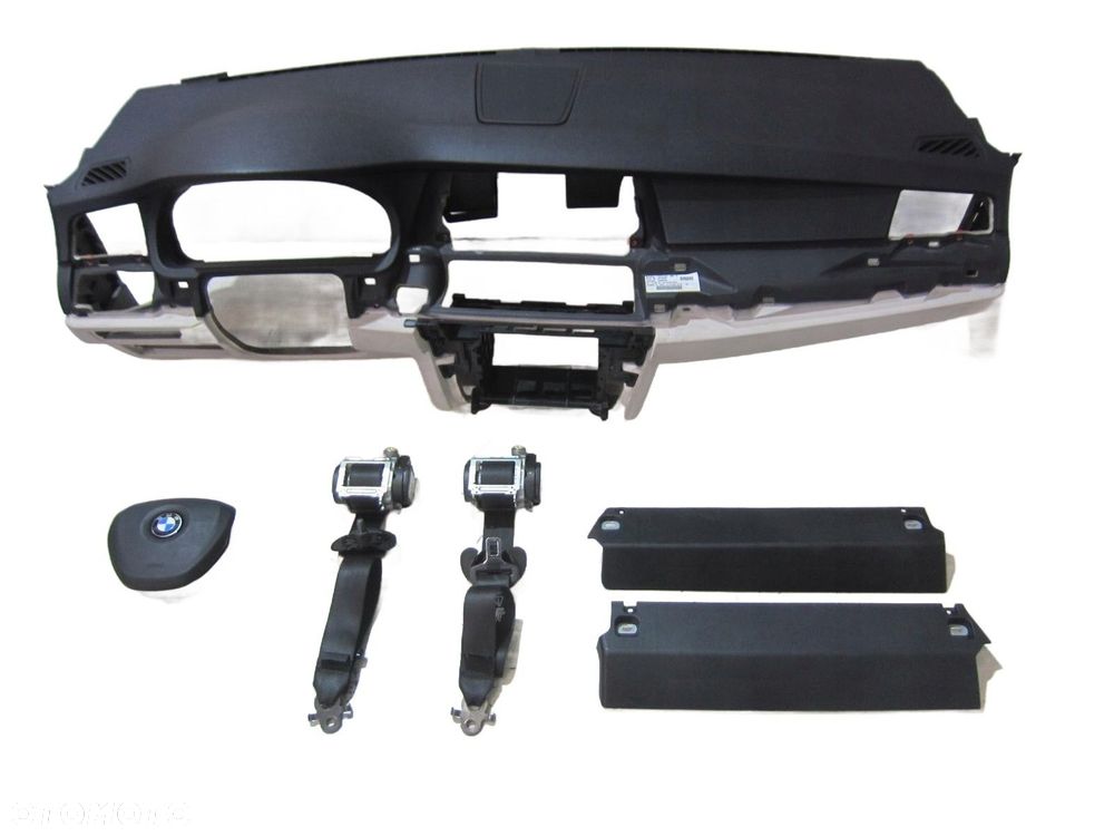 BMW 5 F07 GT DESKA ROZDZIELCZA AIRBAG KONSOLA NAPINACZE USA 9199052 - 1