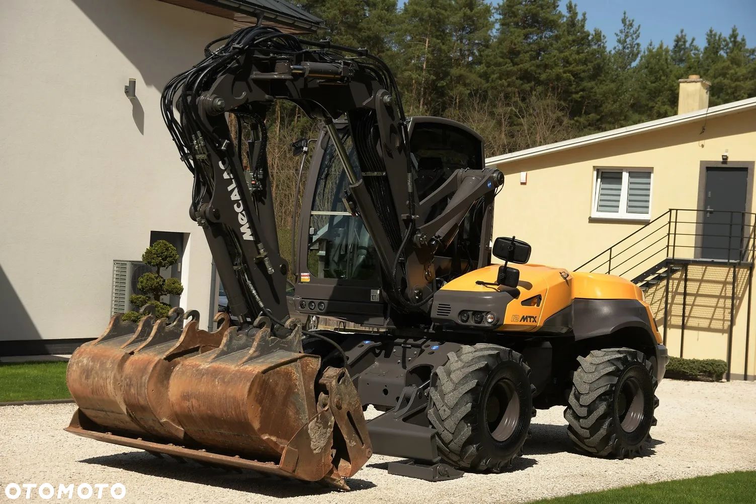Mecalac Koparka Kołowa MECELAC 12MTX * 2018 * Kpl łyżek * KLIMA * KAMERY * SUPER STAN! - 1