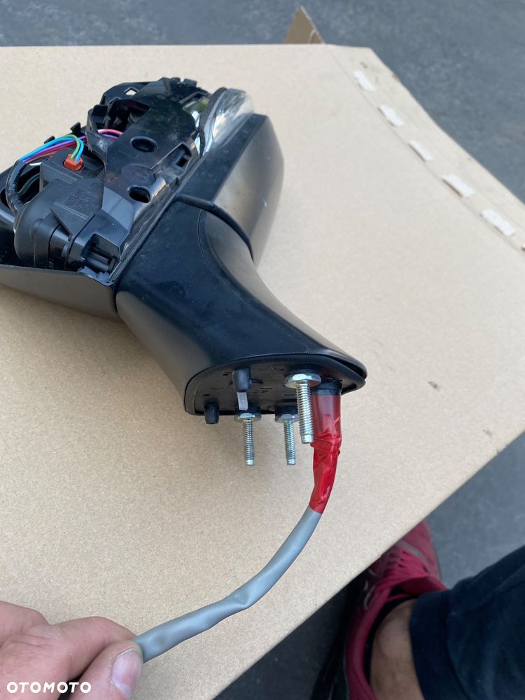 TOYOTA RAV4 4 IV lift 5 V Europa LUSTERKO ZEWNĘTRZNE LEWE wkład lusterka szkiełko 9 pinów 9 pin 9-pin RAV 4  Rav-4 lift szkiełko prawe - 6