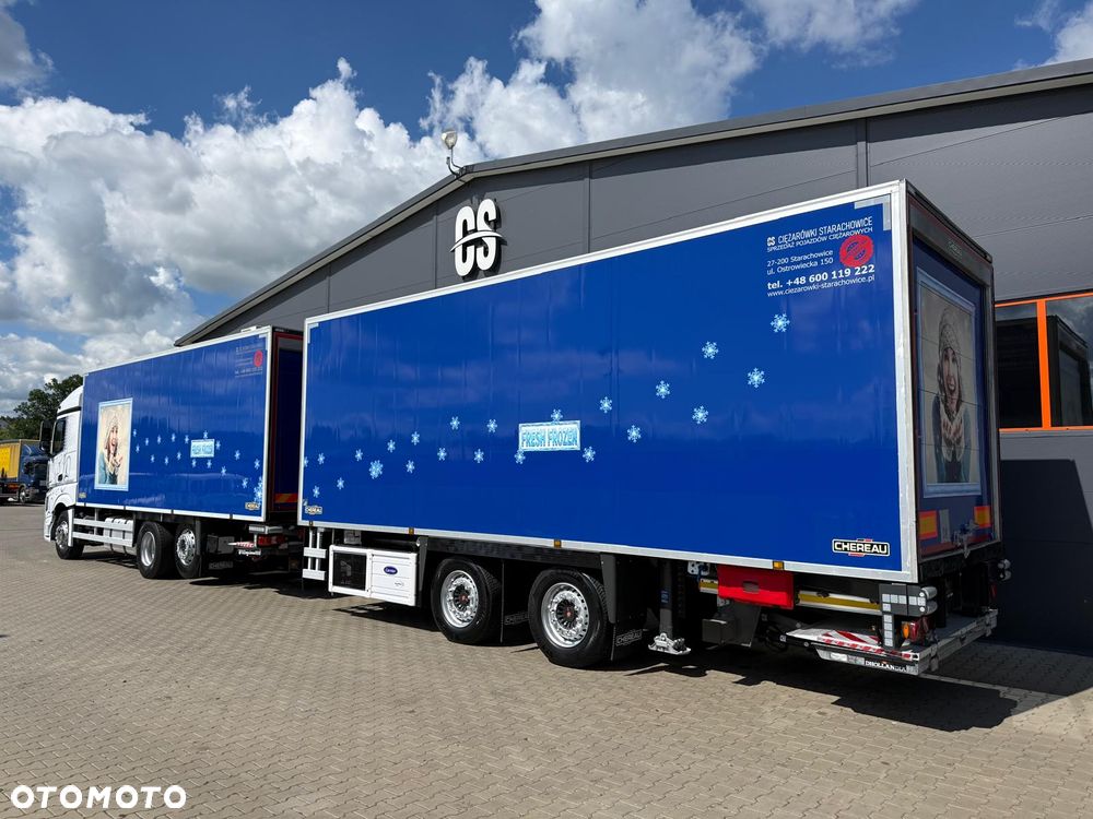Mercedes-Benz Actros 2545 Zestaw przejazdowy chłodnia tandem 36 Epal // Świeżo z Niemiec !! - 5