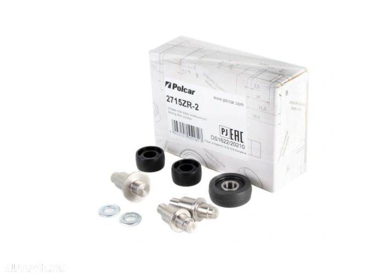 Rola usa culisanta Peugeot 1007 (K), 09.2005-11.2009, montare fata, stanga=dreapta, fulie mediana; kit de reparatie, RapidAuto - 1