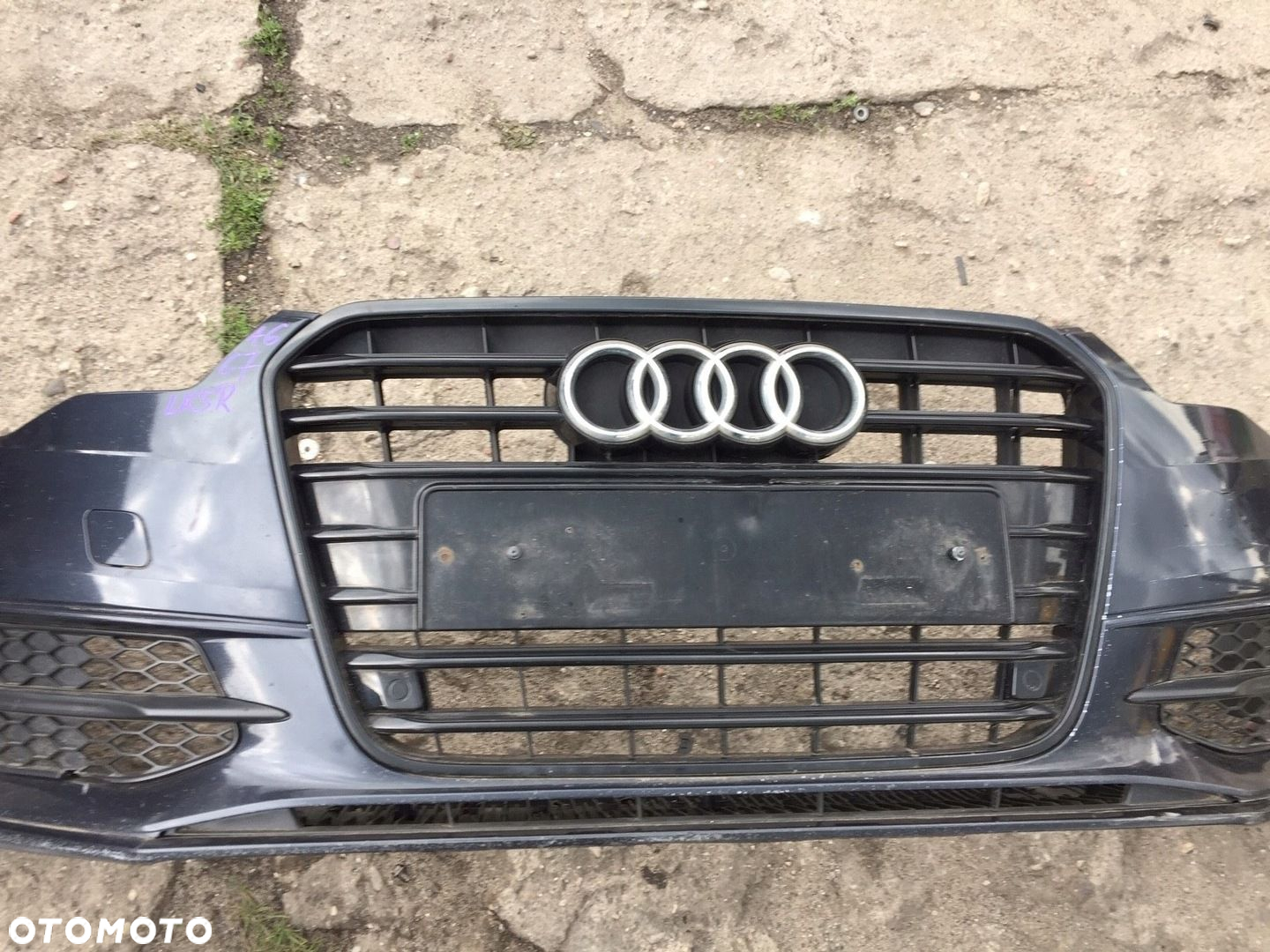 AUDI A6 C7 S-LINE LX5R ZDERZAK PRZEDNI PRZÓD GRILL - 6