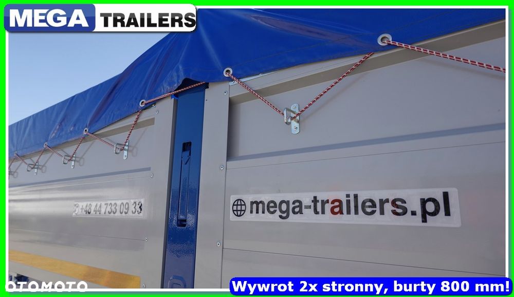 Inny Platforma / Wywrotka 2 strona, 12,60 m, burta 800 mm! - 31