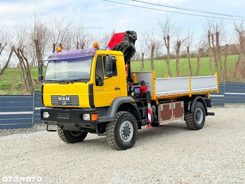 MAN * MAN LE 18.280 * HDS HMF 1560 * Kiper Wywrotka * 4x4 * Sprowadzony * Energetyka * - 2
