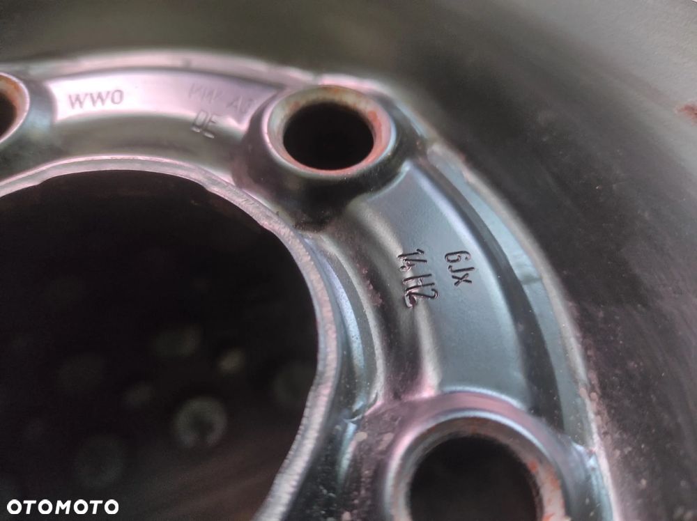 KOŁO ZAPASOWE DOJAZDOWE DOJAZDÓWKA R14 185 60 5X100 ET 37 6J 6Q7601027B VW GOLF 4 BORA AUDI A3 8L SKODA FABIA 1 2 3 ROOMSTER OCTAVIA 1 SEAT LEON 1 TOLEDO 2 IBIZA 3 4 WYSYŁKA !!! - 5
