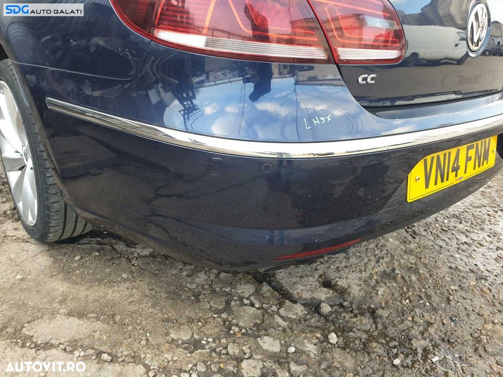 Bara Spoiler Spate cu Locas Senzori Parcare Volkswagen CC 2012 - 2017 Culoare LH5X [C3811] - 2