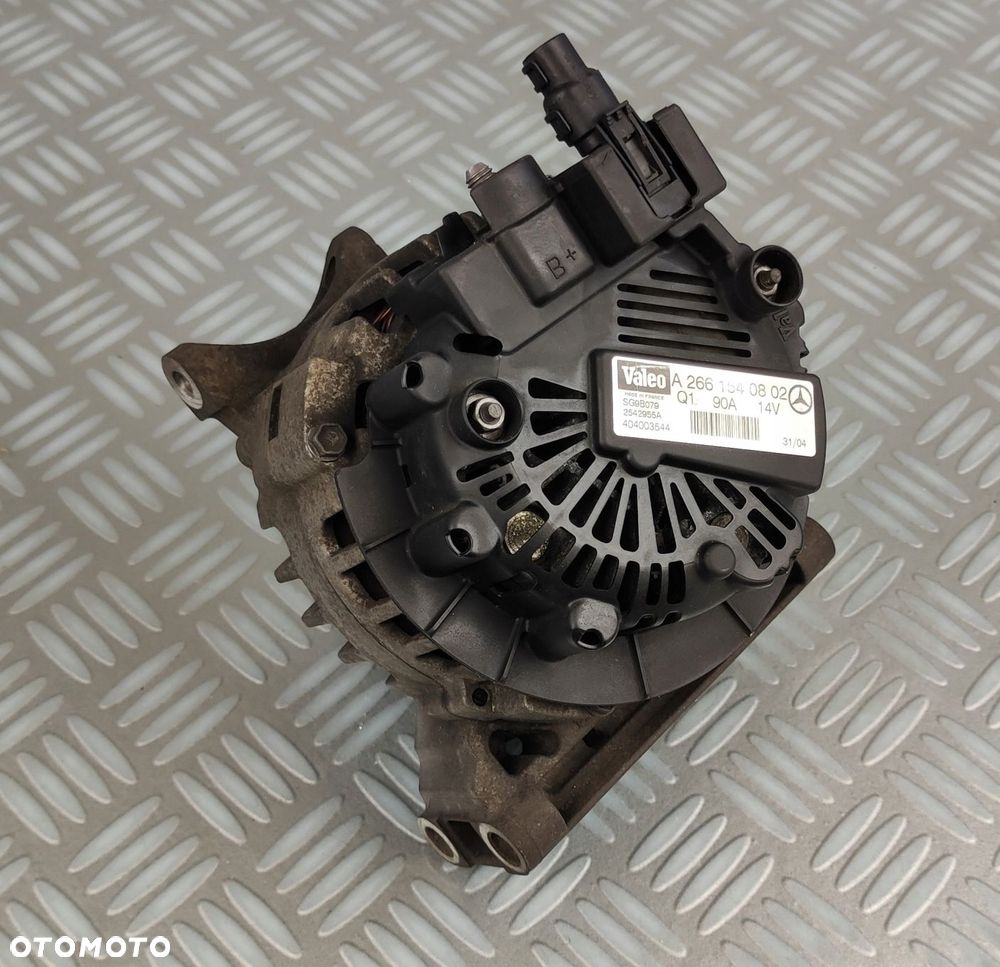 A2661540802 alternator VALEO 90a MERCEDES W169 W245 A B KLASA 1,5 B - 5