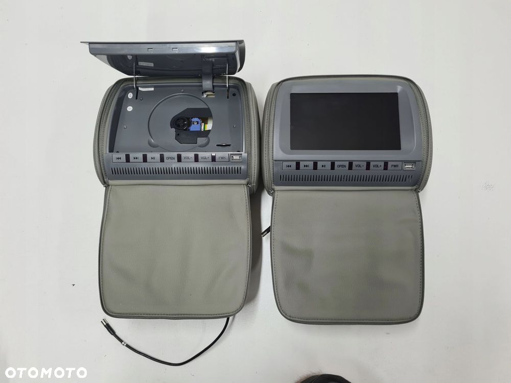 VW T5 T6 MULTIVAN zagłówek fotela przód kierowcy pasażera monitor DVD - 1