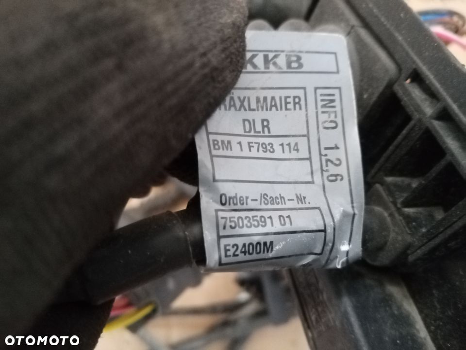 Wiązka instalacja silnika BMW E39 2.5i 7503592 7503591 1439189 - 8