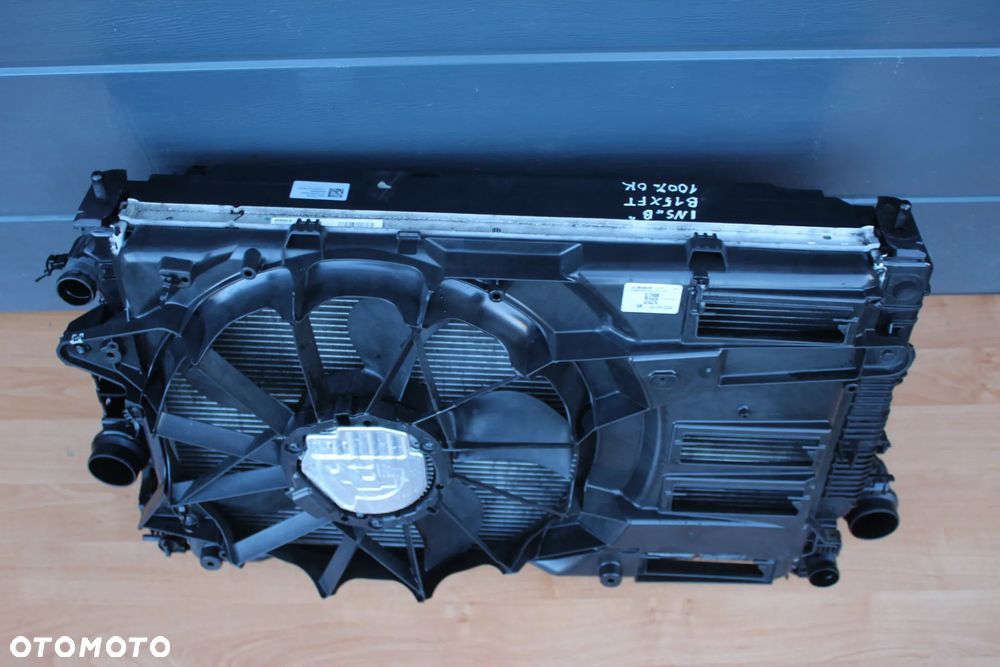 KOMPLET CHŁODNIC WODY KLIMATYZACJI INTERCOOLER WENTYLATOR OPEL INSIGNIA B 1.5 TURBO B15XFT MANUAL - 2