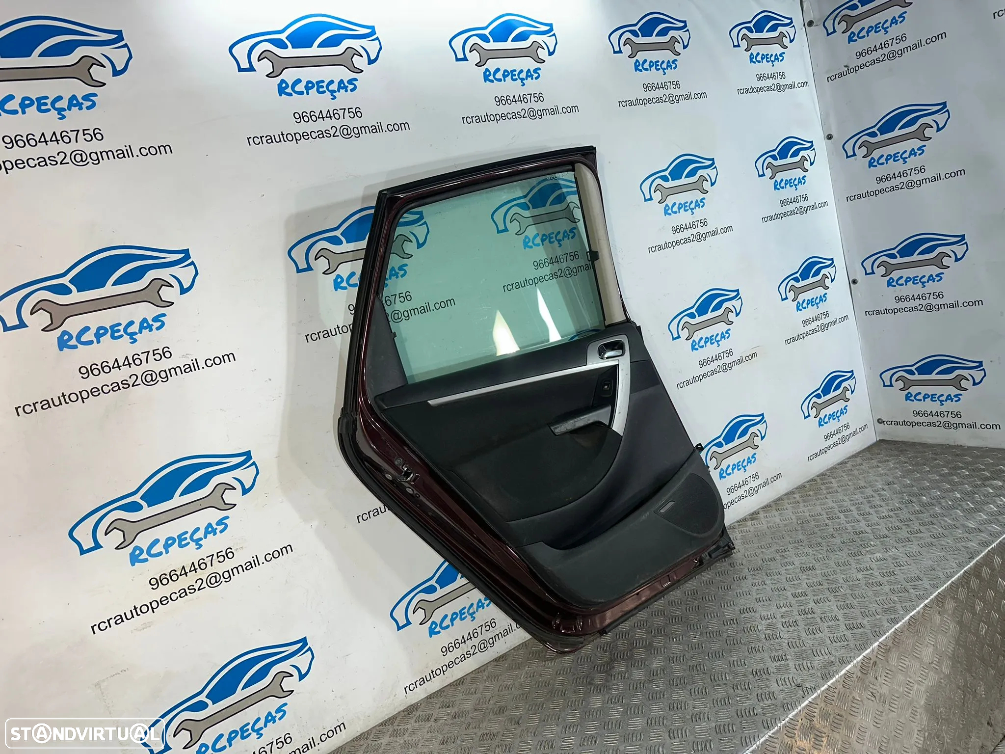 .Porta Tras Traseira Esquerda Citroen C4 Picasso 2006 - 2013 - 5