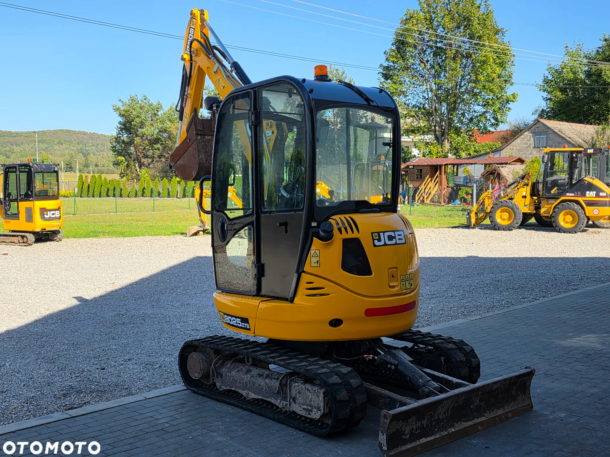 JCB JCB 8025 ZTS mini koparka sprowadzona 3 łyżki 8026 1 wł ładna - 24