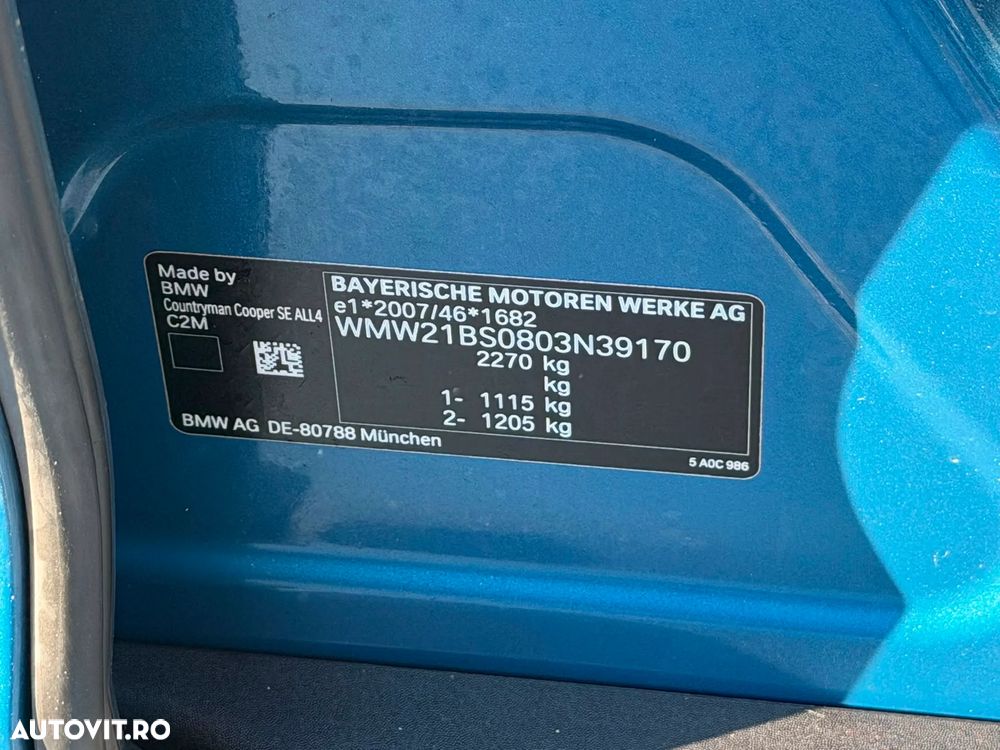 Mini Countryman Cooper SE ALL4 AT - 36
