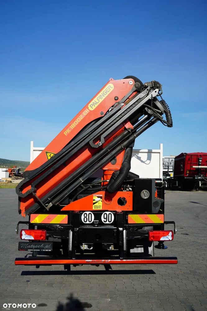 MAN TGS 26.320 /  SKRZYNIOWY 6.6 M + HDS PALFINGER PK 18002-EH B / MAX UDŹWIG: 6 000 KG / WIDŁY DO PALET / STEROWANIE RADIOWE / ROTATOR / MOCNA PODŁOGA - 16