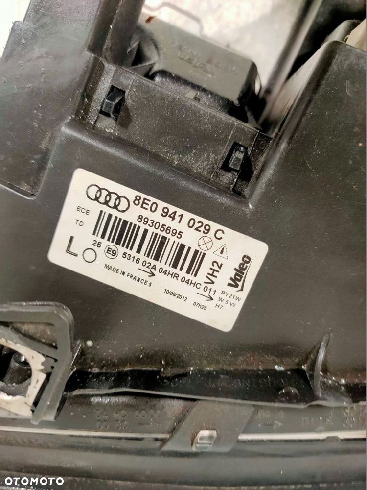 lampa lewa reflektor lewy audi a4 b6 8e0941029c - 5