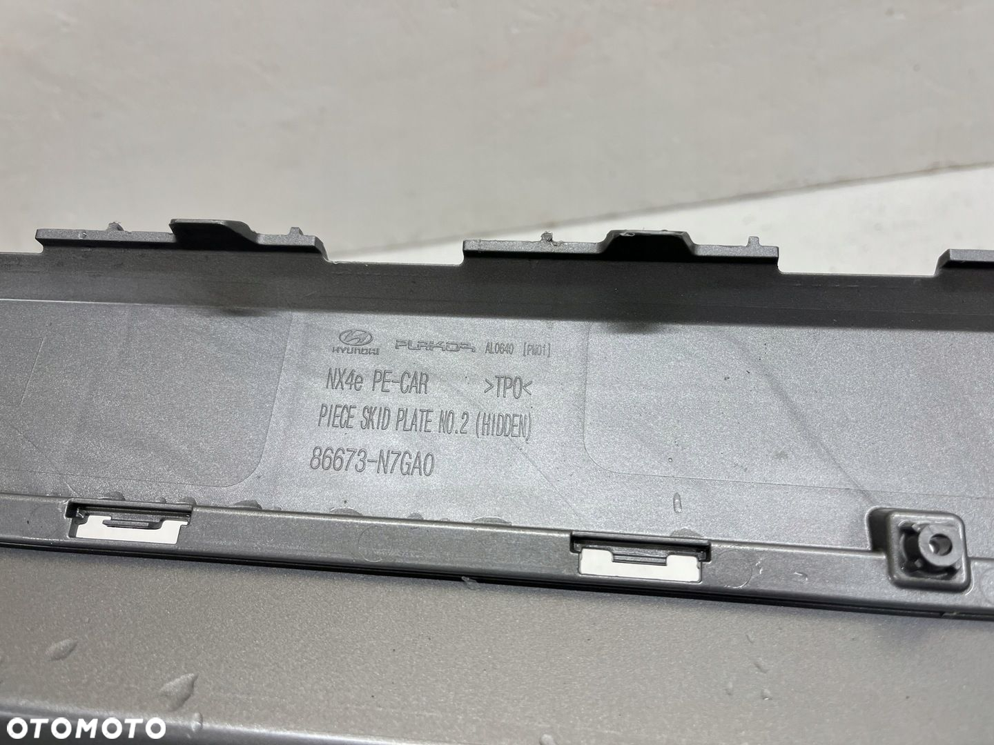 HYUNDAI TUCSON IV LIFT 2024 - DYFUZOR ZDERZAK 86673-N7GA0 ORG FV WYS 24H - 12