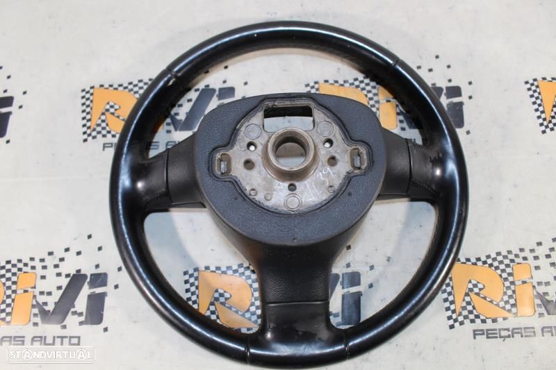Volante Volkswagen Golf V (1K1)  Volante Vw Golf 5 Gt Em Pele - 8