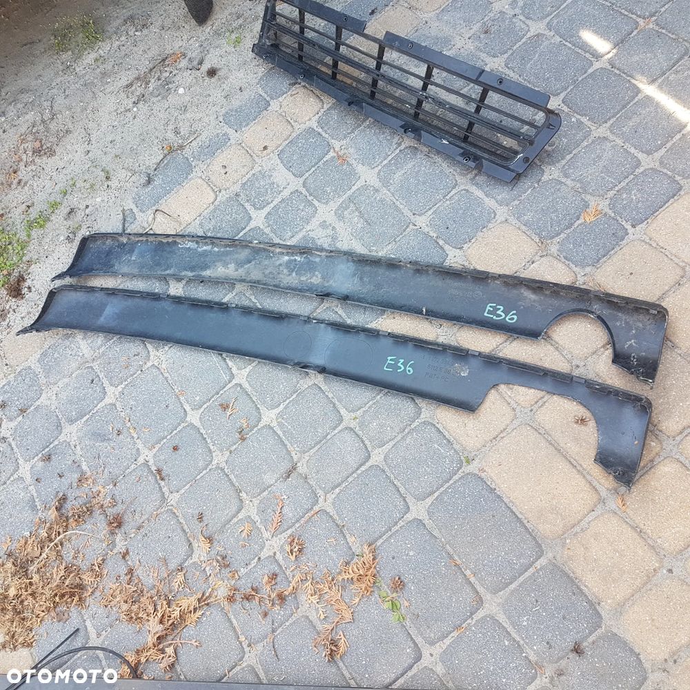 zderzak tył tylny spoiler nakładka ślizg osłona wydechu bmw 3 e46 e36 bmw 5 e39 oryginał - 34
