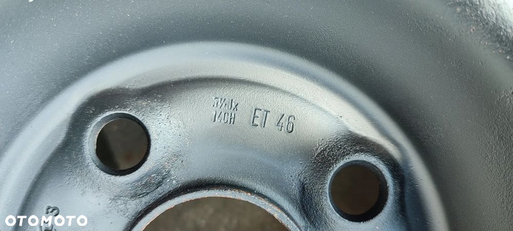 FELGI STALOWE 4x100 5.5Jx14 CALI ET46 KIA HYUNDAI I20 KOMPLET 4 SZTUKI - 7