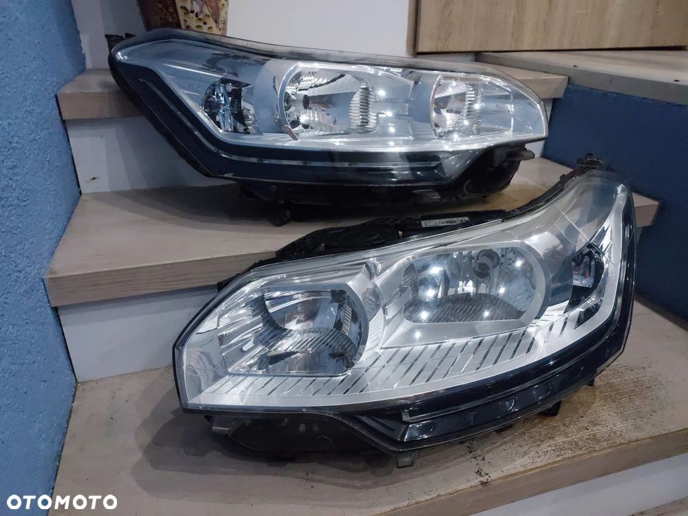 Lampa lampy reflektor przód Citroen C5 III x7 lift LED kompletne Perfekcyjny stan Szybka wysyłka. Nie były naprawiane ani polerowane - 9