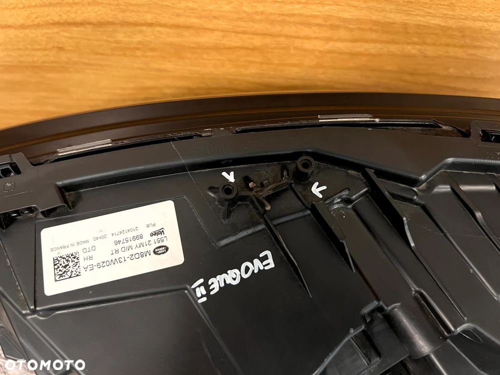 RANGE ROVER EVOQUE II L551 LAMPA PRAWY PRZÓD PRAWA PRZDENIA USZKODZONA M8D2-13W029-EA EUROPA - 14