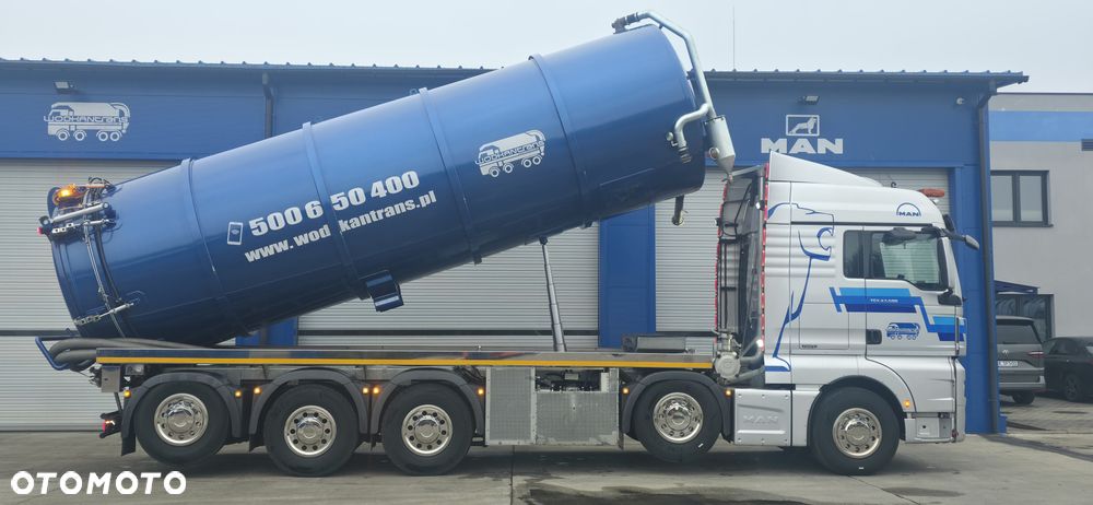 MAN TGX 43.580 10x4 asenizacyjny cysterna 32m3 DEMAG beczka zabudowa 2024 - 5