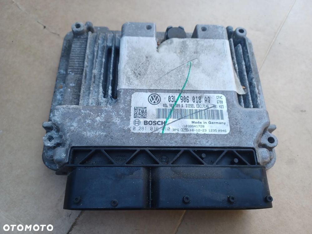 KOMPUTER SILNIKA GOLF VI 2.0 TDI 03L906018AQ - 1