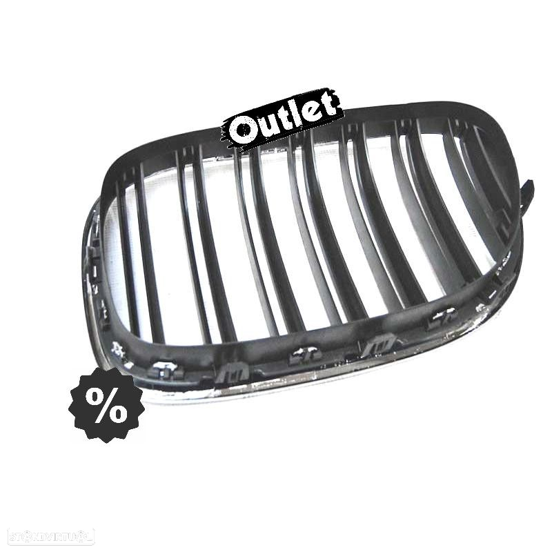 R148455C1 GRELHA FRONTAL BMW SERIE 7 F01 09-15 LOOK M CROMADO - 7