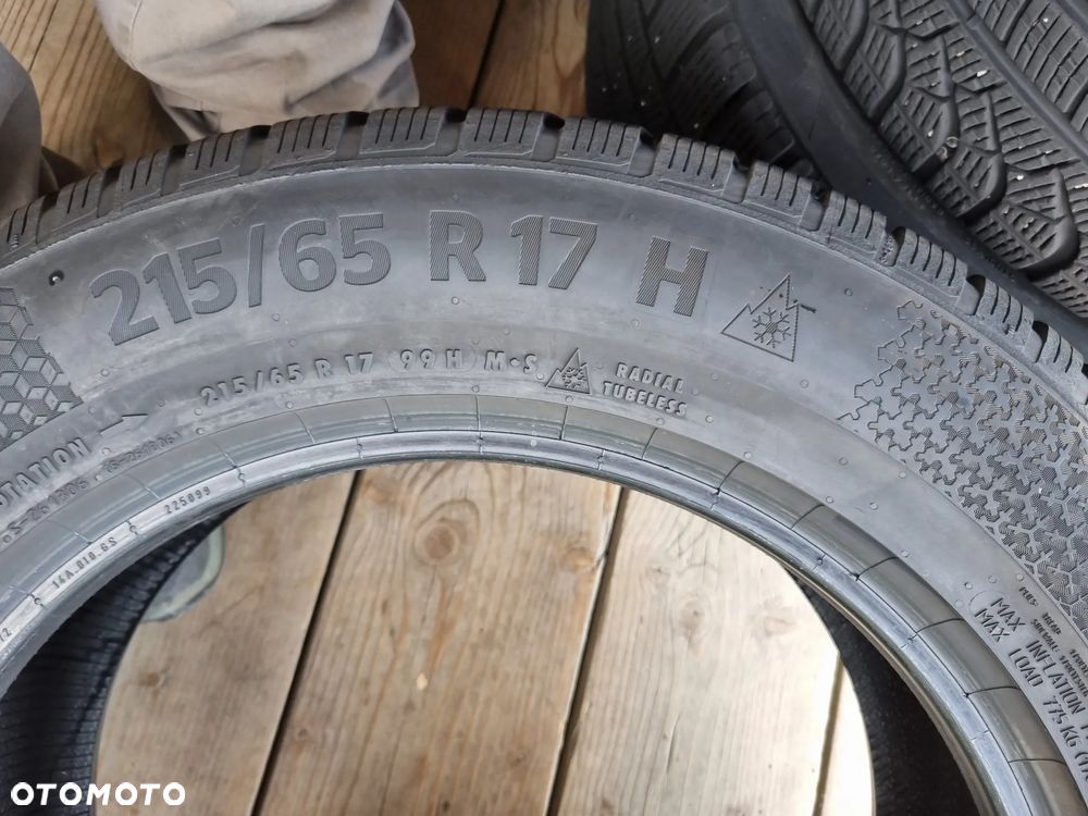 Opony CONTINENTAL WINTERC ONTACT TS 870P 215/65R17 2023r,7/6,2mm bdb stan - 11