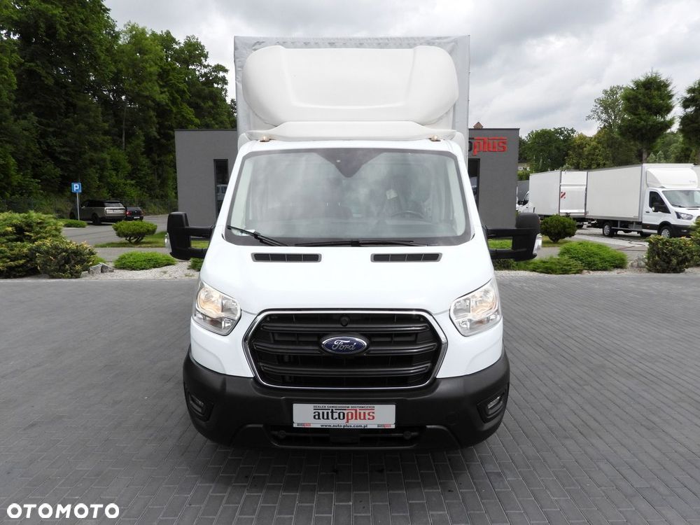 Ford TRANSIT  PLANDEKA 8 PALET TEMPOMAT LEDY BLIŹNIACZE KOŁA KLIMATYZACJA  130KM - 6