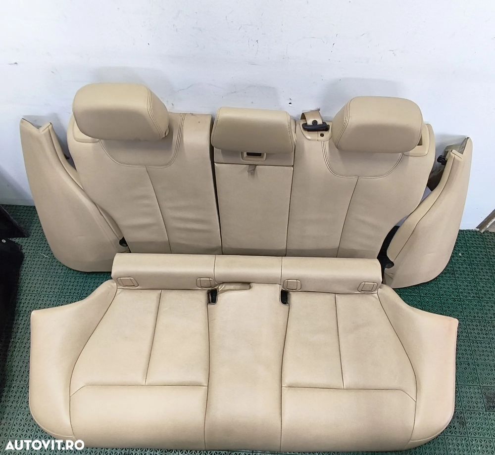 Scaune piele bej +bancheta BMW F31 fara incalzire (Dakota Venetobeige) de pe masina volan dreapta - 10