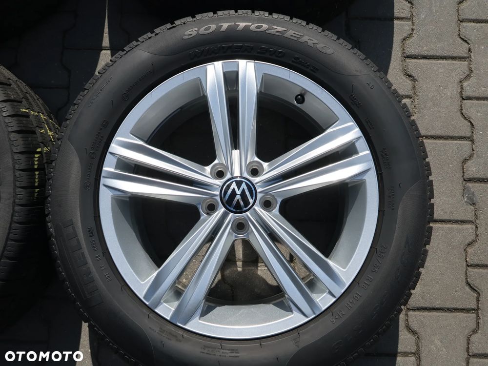 Koła zimowe VW Tiguan 18'' Opony Pirelli 235/55r18 24r Idealne - 5