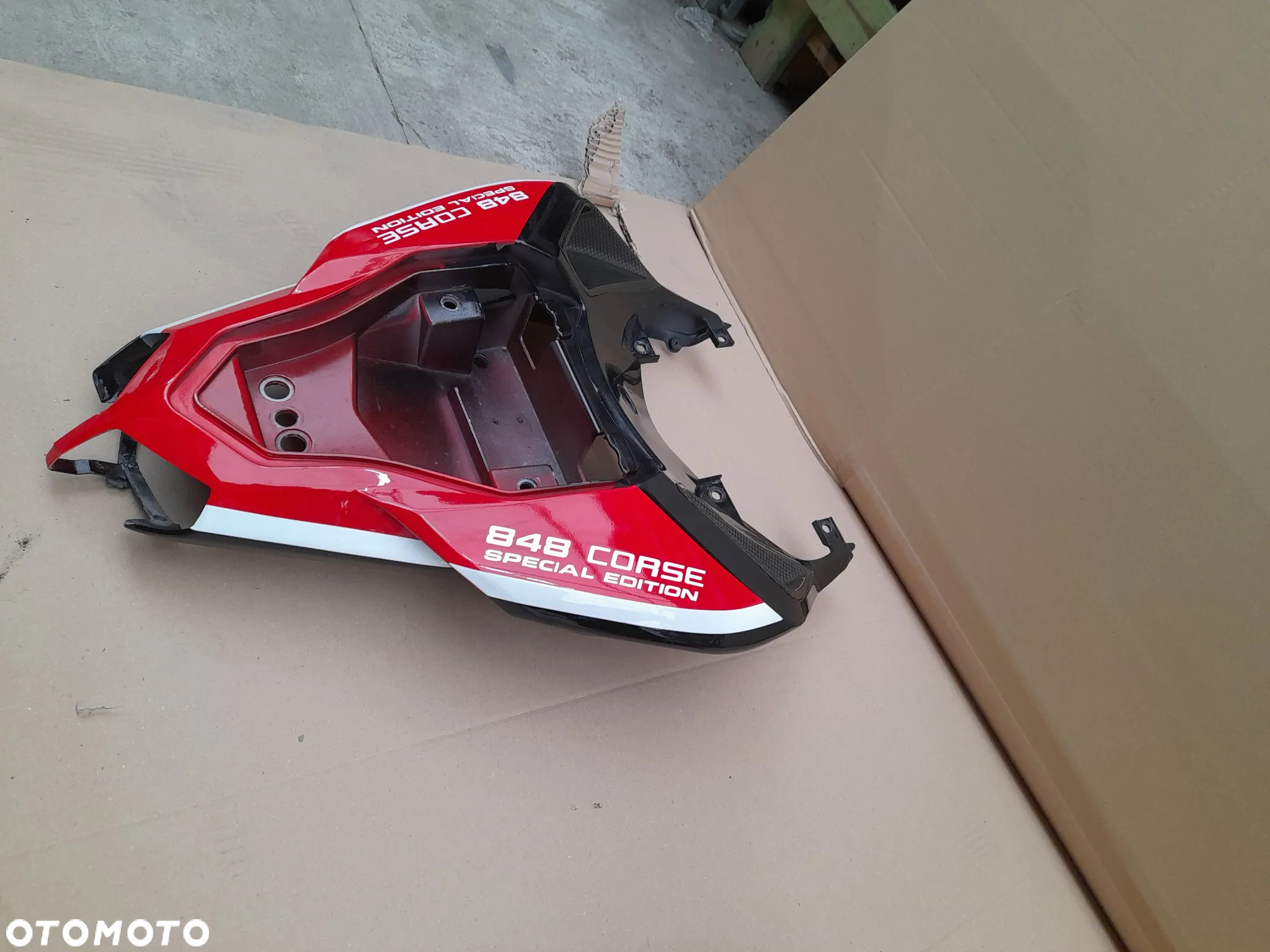 Ducati 848 EVO Corse Special Edition (2012) zestaw owiewek osłon bok pług zadupek osłonki - 9