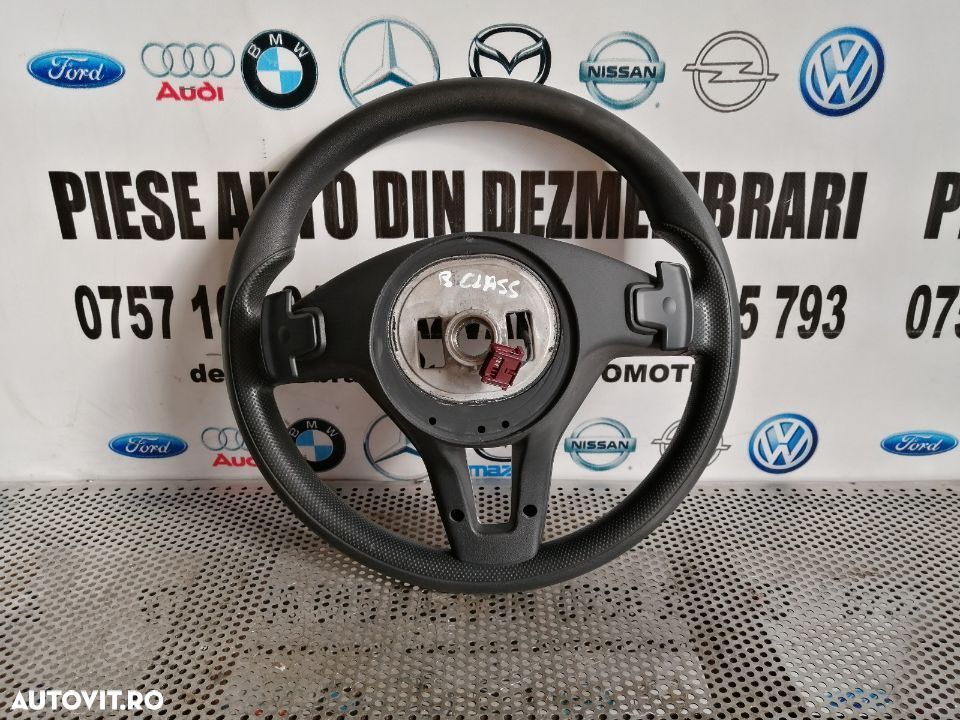 Volan Din Piele Cu Comenzi Si Padele Mercedes A/B Class W176 W246 - 5