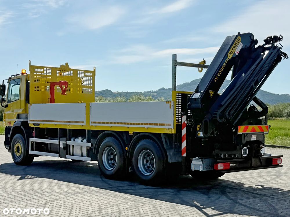 DAF CF 450 * PLATFORMA 6,40 m + PK 22002 - EH D + PILOT * STAN BDB / 6x4 - 7