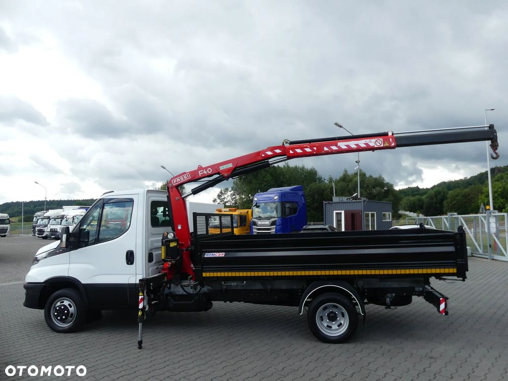 Iveco DAILY 50C16 / WYWROTKA + HDS FASSI F40 / 3- STR KIPER / - 2