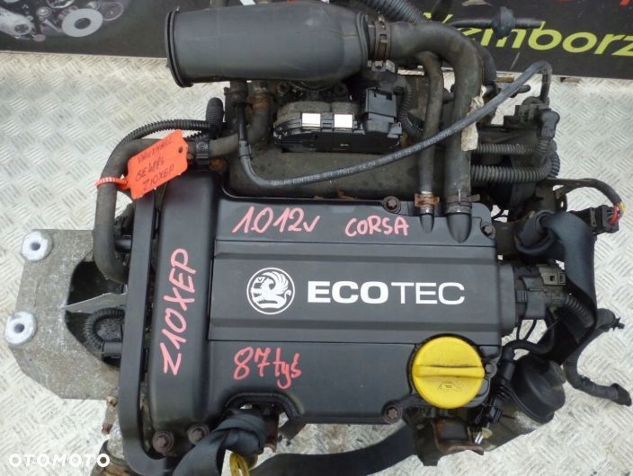 SILNIK OPEL CORSA 1.0 12V Z10XEP 87 TYS - 2