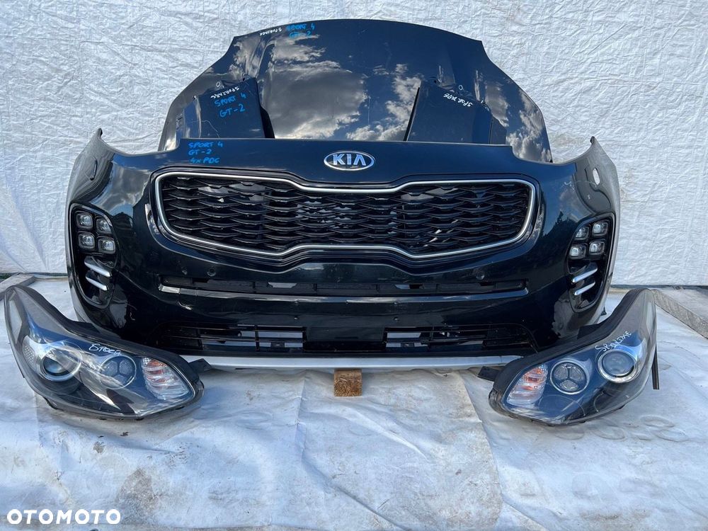 SPORTAGE IV 4 GT PRZOD MASKA ZDERZAK LAMPY BLOTNIK - 1