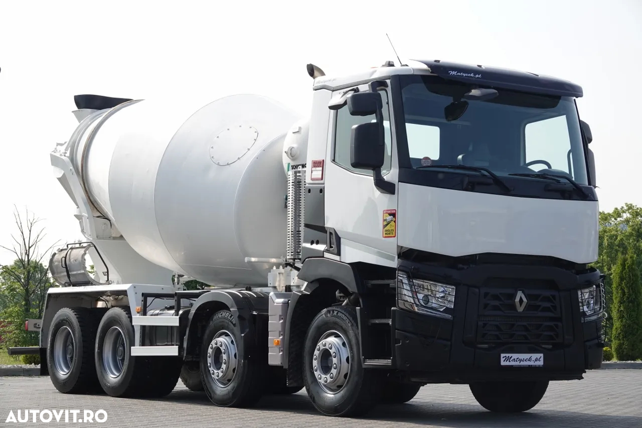 Renault C 380 / 8X4 / BETONĂ / POMPĂ / SCHWING STETTER 9 M3 / EURO 6 / 2017 AN - 4