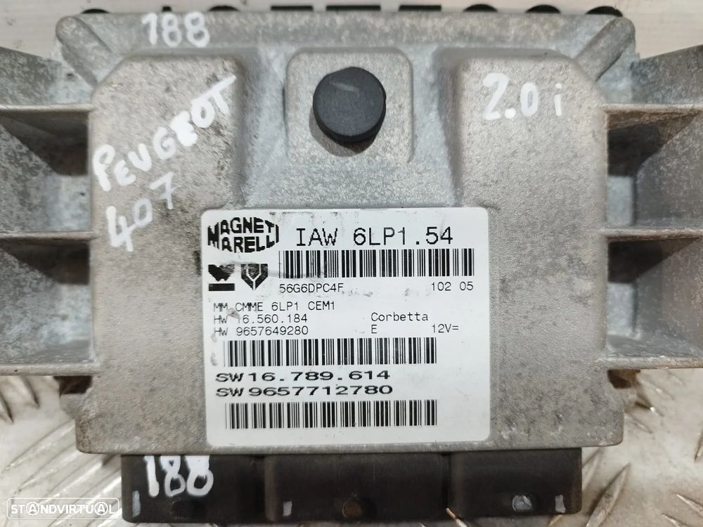 Centralina ECU motor Magneti Marelli Peugeot 407 2.0i - 6