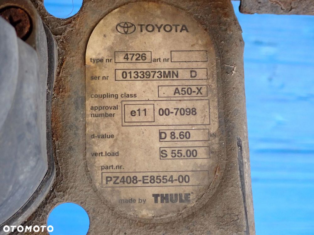 TOYOTA VERSO 09 - HAK HOLOWNICZY - 7