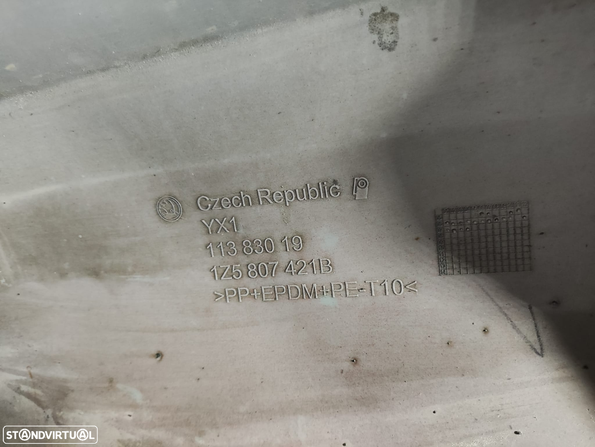 PARACHOQUES TRASEIRO TRÁS SKODA OCTAVIA II 2 MK2 1Z 1Z3 VRS RS SEDAN CARRO 1Z5807421B 1Z5807421 PARA-CHOQUES PARA CHOQUES ORIGINAL - 7