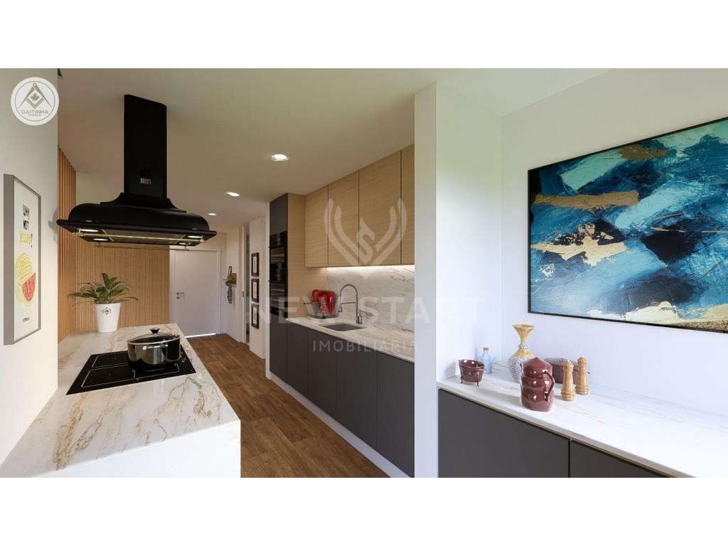 Luxuoso Apartamento T2 com terraço privativo, piscina comum e estac... - Grande imagem: 2/20