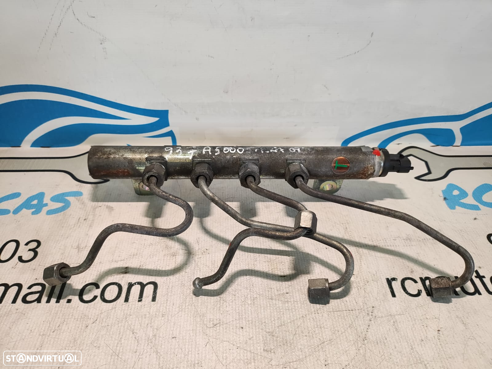 REGUA INJETOR INJETORES ALFA ROMEO GT 937 1.9 JTD 16V 150CV 937A5000 0445214058 55209575 ALFA 159 147 FIAT CROMA INJECTOR INJECTORES - 2