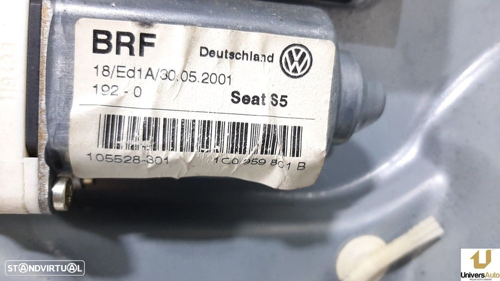 ELEVADOR DE VIDRO FRONTAL ESQUERDO SEAT LEON 2001 -1M0837755 - 1
