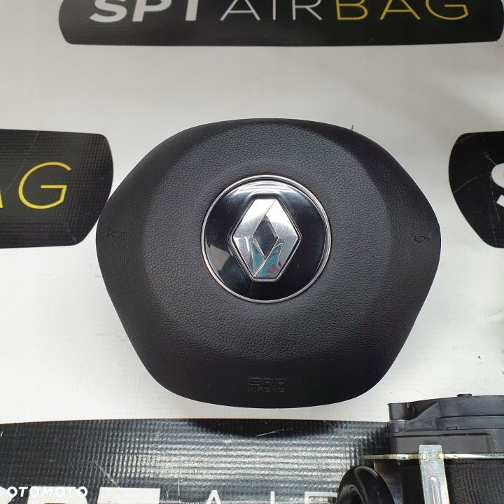 RENAULT MEGANE 4 IV GT DESKA ROZDZIELCZA KONSOLA KOKPIT PULPIT PODUSZKI AIRBAG AIR BAG PASY KIT SET - 7